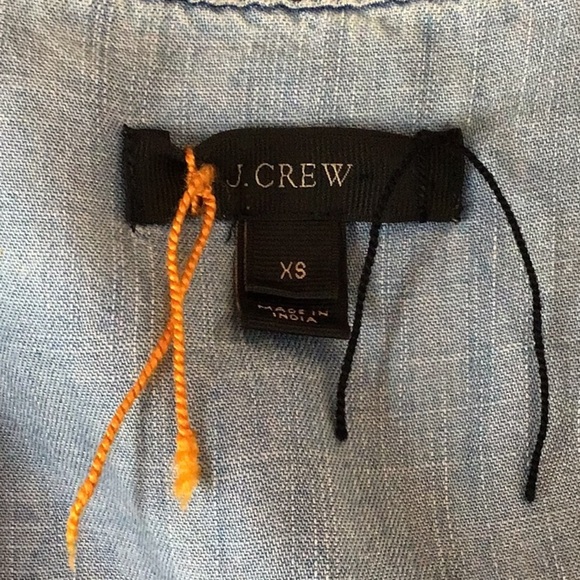 J Crew Drapey Chambray Shirt Dress NEW - Picture 2 of 7